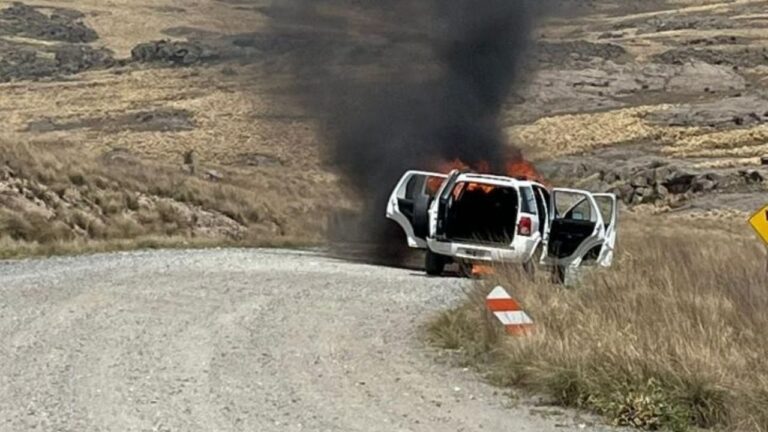 Una foto captó el momento exacto en que nació el fuego en la Quebrada
