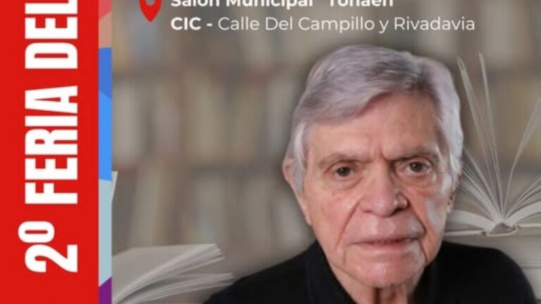 Rony Vargas disertará en la Feria del Libro de Bialet Massé