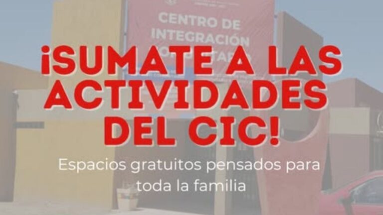 La Municipalidad de Bialet Massé invita a sumarse a las actividades del CIC