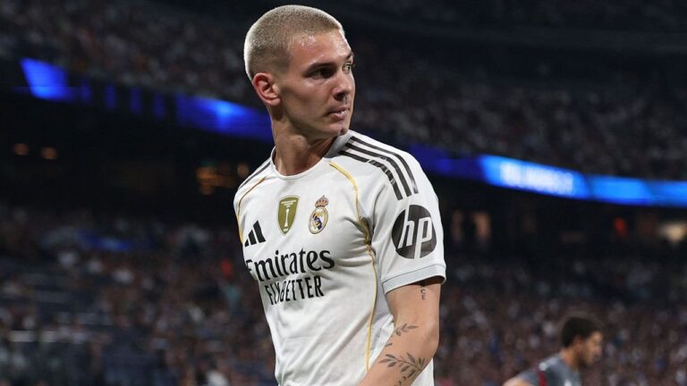 Mastantuono vio acción en el triunfo del Real Madrid ante Juventus por Champions