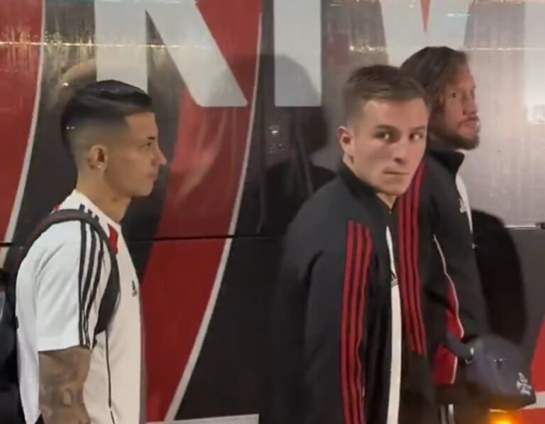 Un hincha de River increpó a Giuliano Galoppo tras la eliminación en la Copa Argentina