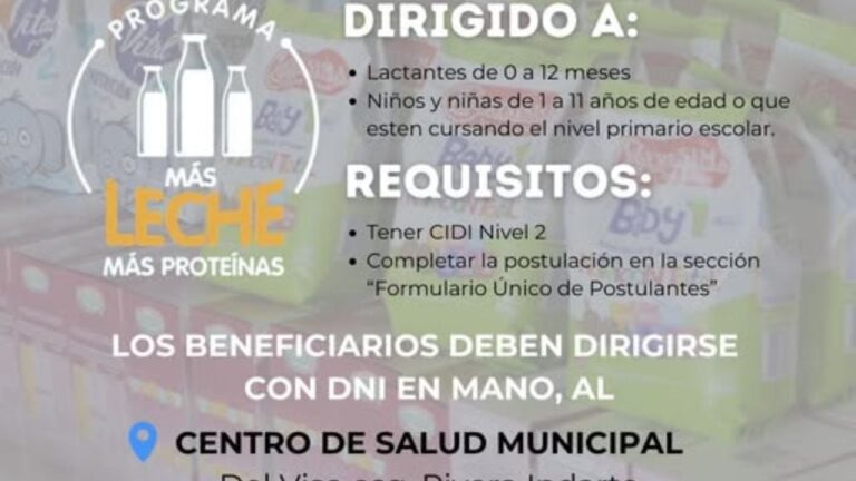 Bialet Massé continúa la entrega del programa Más Leche, Más Proteínas