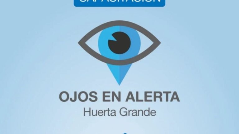 Huerta Grande capacita a vecinos con el programa Ojos en Alerta