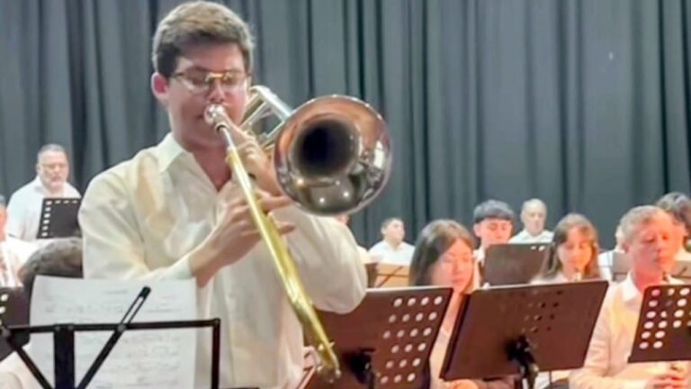 Concierto inolvidable en Laguna Larga: la Banda Municipal estrena formato sinfónico