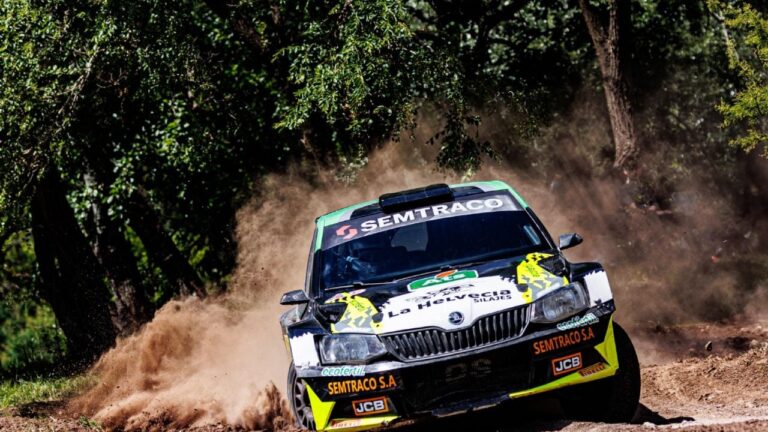 Germán Hubmann mantiene la punta en el Rally de Almafuerte
