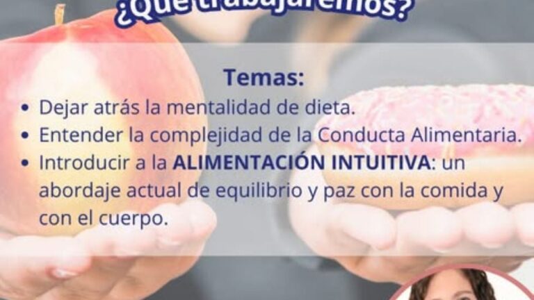 La Falda: dictarán un taller sobre conducta alimentaria