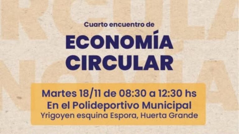 Huerta Grande promueve la economía circular y el cuidado ambiental