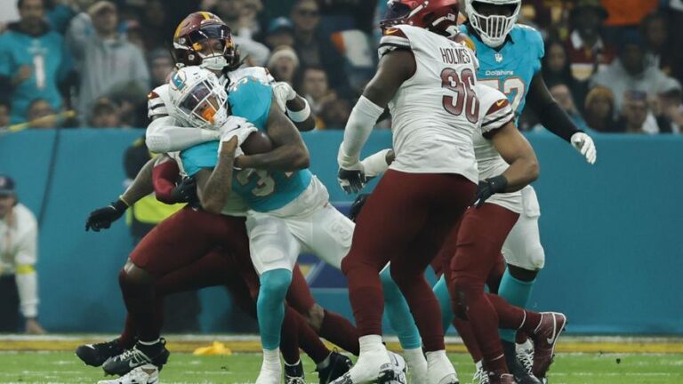 NFL en Madrid: Miami Dolphins – Washington Commanders, en imágenes
