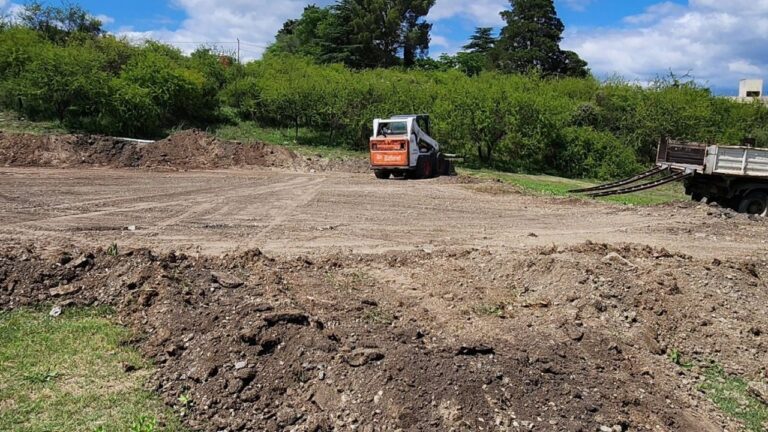 San Roque: comenzaron las obras en la Plaza Nativa Joaquin