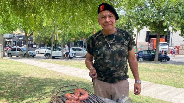 Veteranos de Malvinas hicieron choris por el Día de la Soberanía