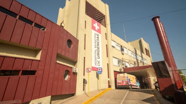 Dos heridos en un fuerte choque de motos ocurrido en Argüello Norte