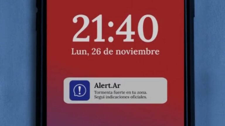Argentina estrena AlertAR, la herramienta que enviará alertas a todos los teléfonos