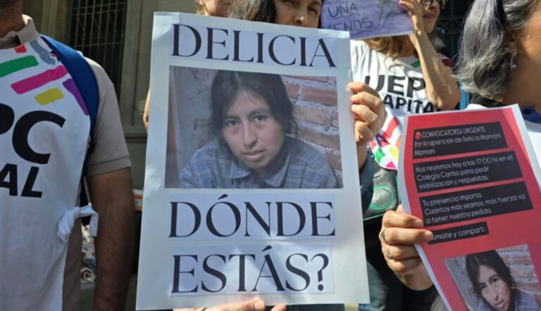 Marcha por Delicia: a un mes de su desaparición exigen respuestas de la Justicia