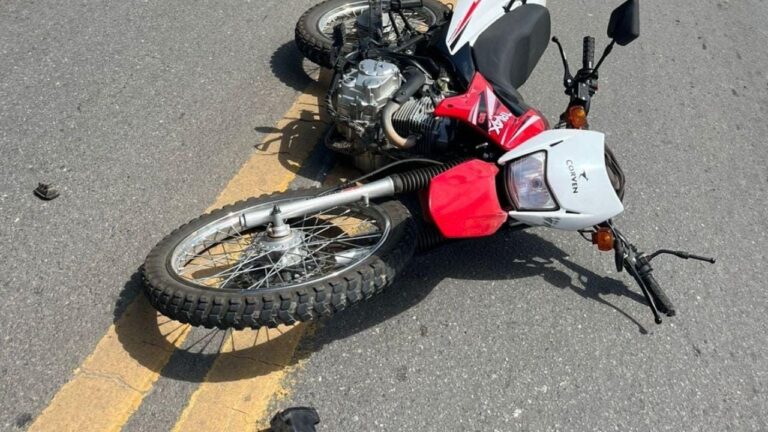 Choque entre un auto y una moto dejó un herido en Bialet Massé