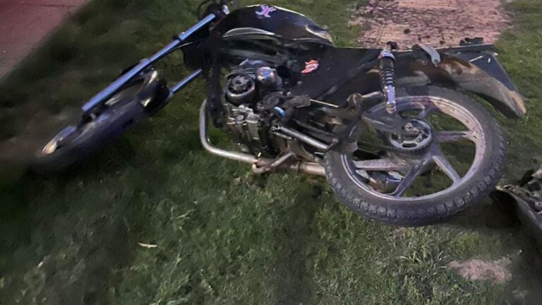 Accidente en la Ruta 38: un motociclista terminó en el hospital Funes