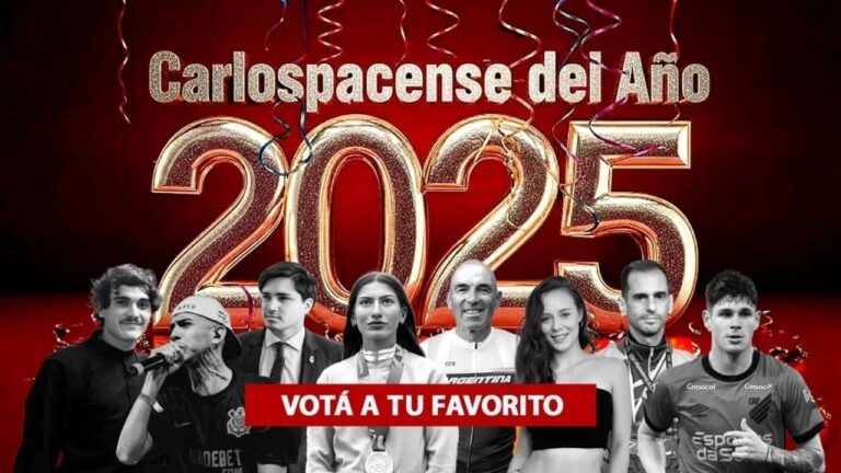 Encuesta: Votá acá y elegí al Carlospacense del Año