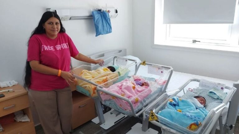 Emoción en la Maternidad Provincial: nacieron trillizos