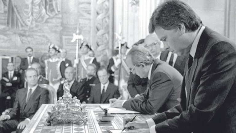 España cumple 40 años en la UE manteniendo fuerte su europeísmo pero con discrepancias sobre Defensa, Gaza y China