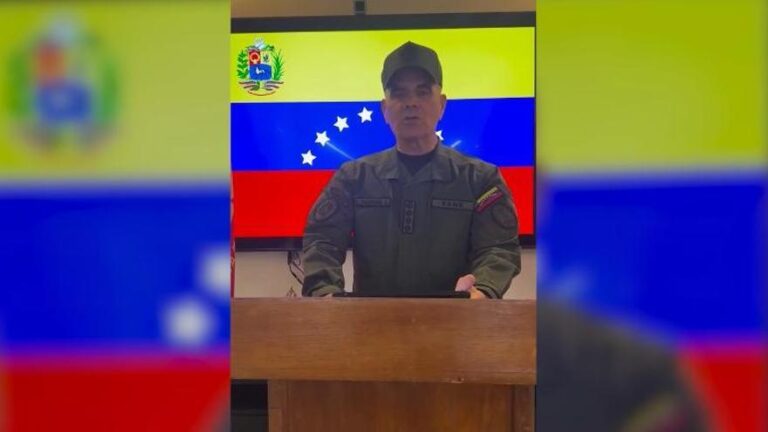 El ministro de Defensa de Venezuela, Vladimir Padrino, acusa a EEUU de intentar «forzar un cambio de régimen»