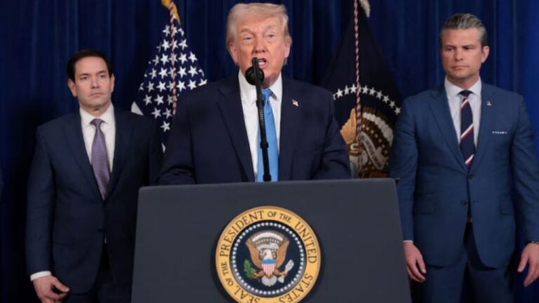 Trump: Vamos a estar a cargo de Venezuela hasta que esté a salvo