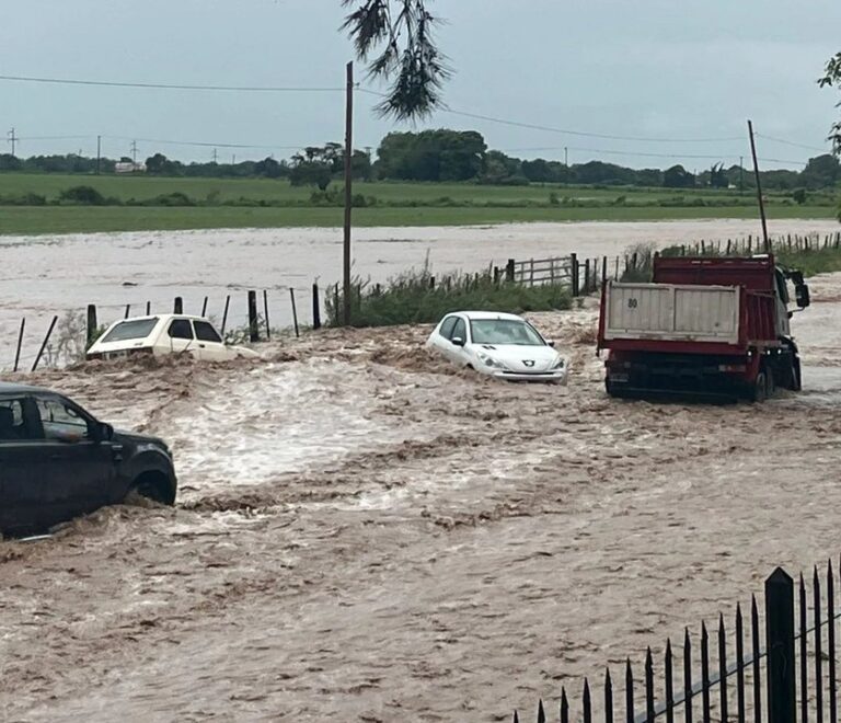 Diluvio en Salta: cayeron 100 milímetros en una hora y las calles se volvieron ríos