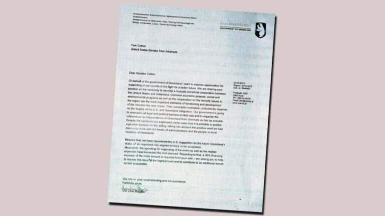 Una carta falsificada por Rusia agitó la crisis entre EEUU y Dinamarca por Groenlandia