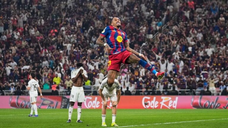 El Barça amansa el resurgir de Vinícius para coronarse supercampeón