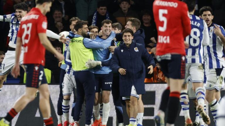 La Real liquida a Osasuna en los penaltis tras igualar un 0-2 en el descuento