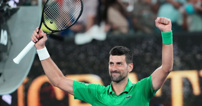 El nuevo récord que Novak Djokovic rompió en el Abierto de Australia