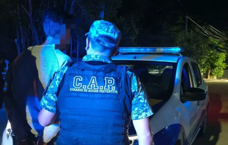Robó en una casa de barrio Manantiales y fue detenido tras un rápido operativo