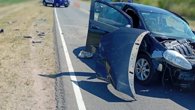 Tragedia vial: falleció la mujer internada tras el triple choque en ruta 6