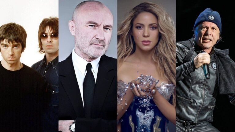 El Salón de la Fama del Rock and Roll anunció sus nominados para 2026: Oasis, Phil Collins, Iron Maiden, Shakira y más