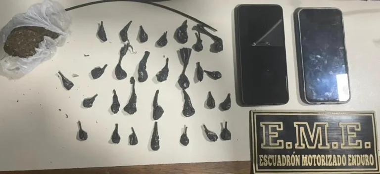 Golpe al narcomenudeo en Capilla del Monte: dos detenidos con cocaína y marihuana en plena Ruta 38