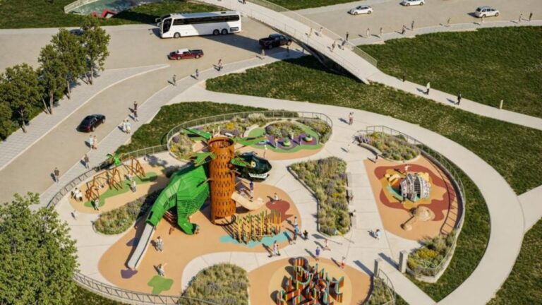 Renuevan el Parque de las Tejas con juegos, luces y áreas deportivas