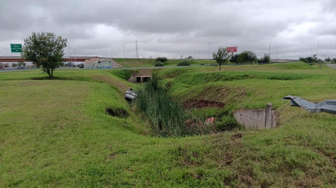 Accidente de tránsito en la avenida Circunvalación de Córdoba