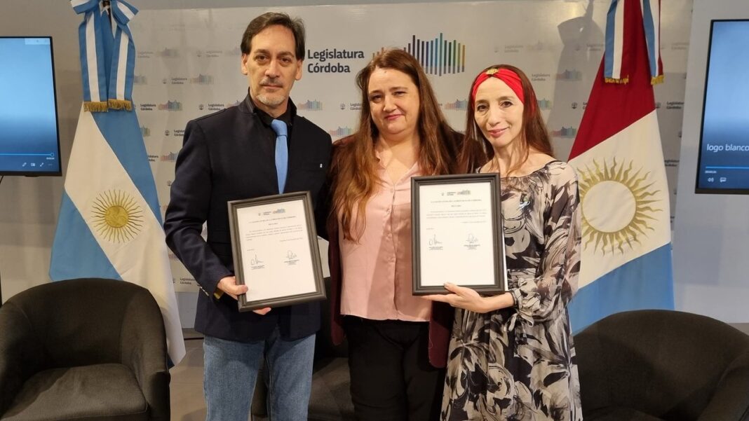 Alejandra González Sanzini y Daniel Córdoba, artistas cordobeses nombrados Embajadores de la Cultura