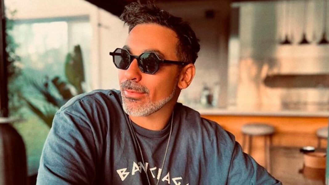 Ezequiel Lavezzi, exfutbolista argentino, durante una entrevista.