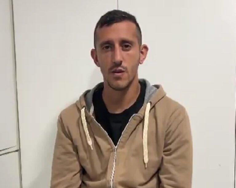 Emiliano Endrizzi, futbolista de Gimnasia y Esgrima de Jujuy.