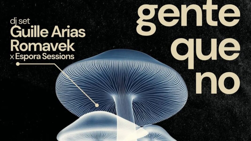 Guille Arias y Romavek en sesión de minimal house en el patio del Centro Cultural UNC