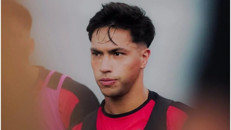 Ignacio Lago, ex futbolista de Talleres de Córdoba, durante una entrevista televisiva.