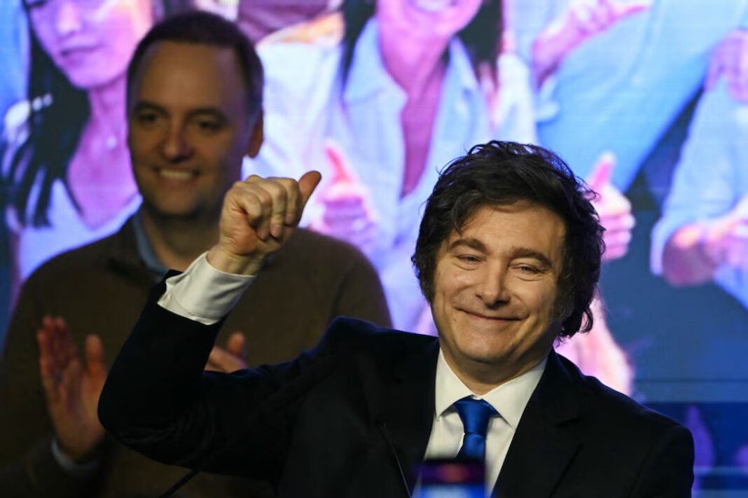 Presidente Javier Milei en entrevista