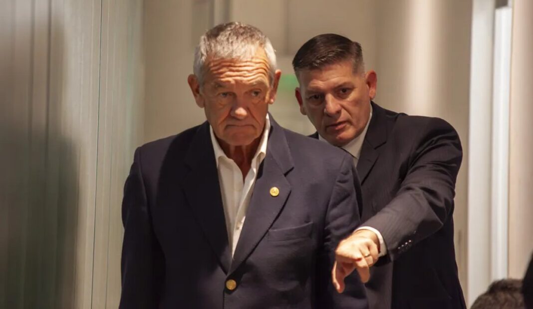 Marcelo Macarrón durante el tercer día del jury por el caso Nora Dalmasso en la Legislatura de Córdoba