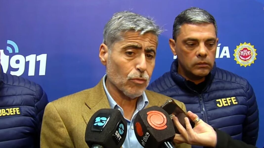 Fotografía del ministro de Seguridad de Córdoba, Juan Pablo Quinteros