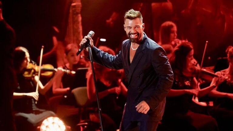 Ricky Martin en concierto en el Estadio Mario Alberto Kempes de Córdoba.