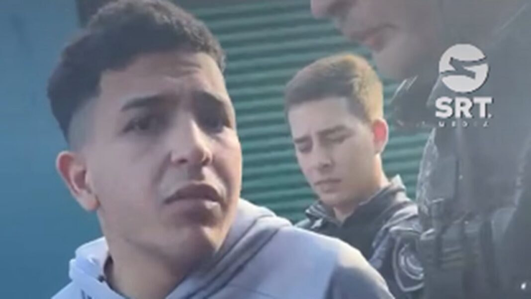 Video de la última detención de Tomás Orihuela en barrio Bajo Pueyrredón