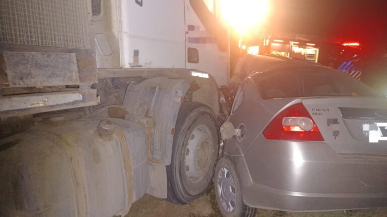 Accidente de tránsito en ruta provincial 13, Calchín, Córdoba