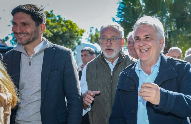 Gobernadores Llaryora y Pullaro en la inauguración de TodoLáctea 2026 en San Francisco