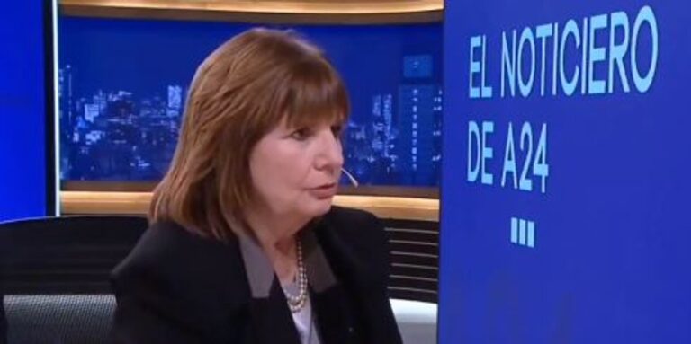 Patricia Bullrich en entrevista sobre declaración jurada de bienes de Manuel Adorni